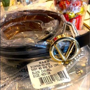 Authentic Black Valentino belt